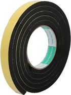 Sealing Foam Tape 20mm Wide 8mm Thick 2m/6.56ft Long, Self Adhesive Weather Strip for Window Door Insulation, Yellow Black