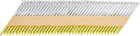 500Pcs 34 Degree 0.113" x 2" Framing Nails, Galvanized Carbon Steel Paper Collated Nails for Furniture/Constructions, Color Zinc