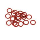 20Pcs Red 9mm x 1.5mm Silicone Rubber Gasket O Ring Sealing Ring Heat Resistant