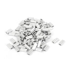 1mm Wire Rope Aluminum Sleeves Clip Fittings Cable Crimps 100pcs