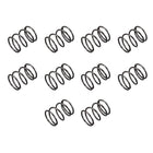 1.2mm Wire Dia 15mm Outer Diameter 20mm Length Compression Spring Black 10pcs