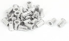 M5 Aluminum Threaded Flat Head Blind Rivet Nuts Insert Nutserts 30 Pcs