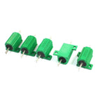 5Pcs 30ohm 25W Green Aluminium Case Lead Heatsink Resistors