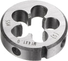 Round Threading Dies, Metric M14 x 1 Thread (Right Hand), High Speed Steel (HSS) Screw Cutting Die Repair Tool