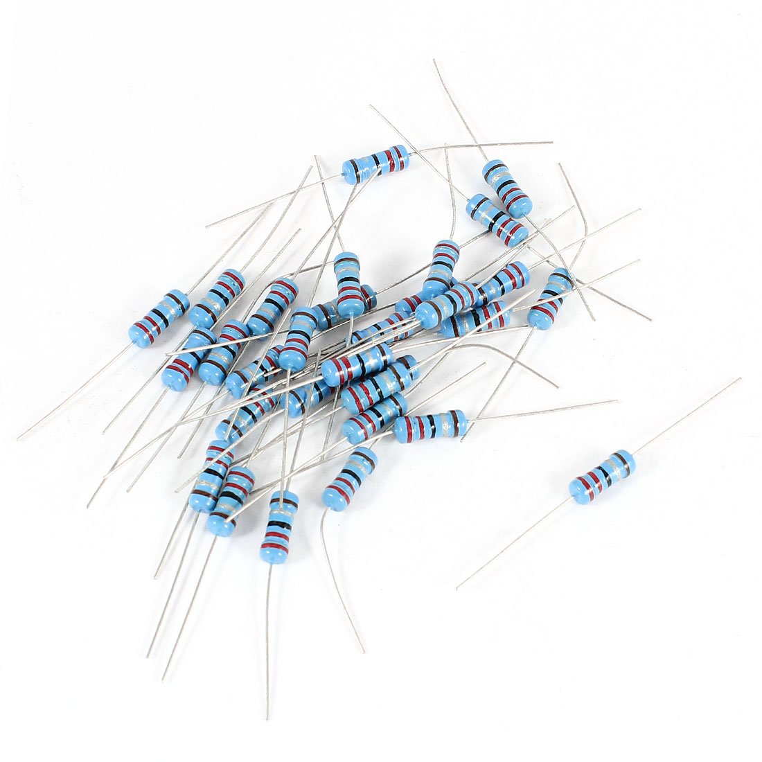 a14060600ux0450 30 Piece Axial Lead 1W 1% Tolerance 2.2 Ohm Flameproof Metal Film Resistor
