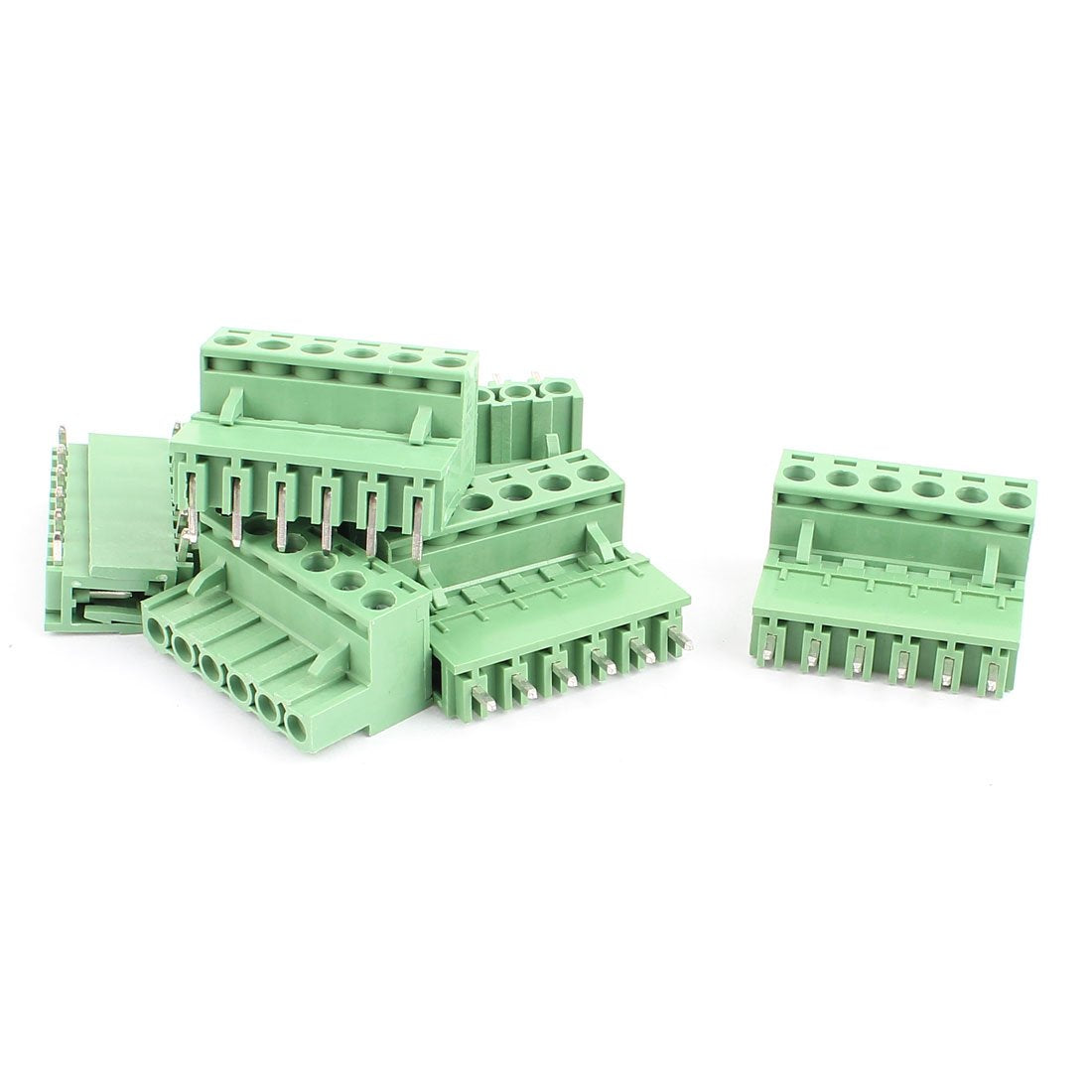6 Pairs 5.08mm Pitch 6 Pin M/F PCB Pluggable Terminal Block Connector