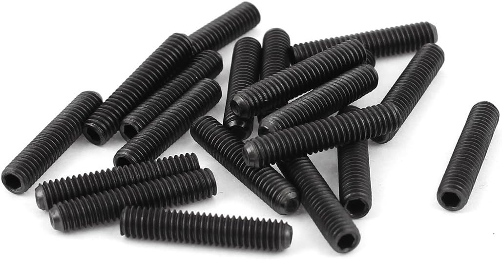 M4x20mm 12.9 Alloy Steel Hex Socket Set Cap Point Grub Screws 20pcs