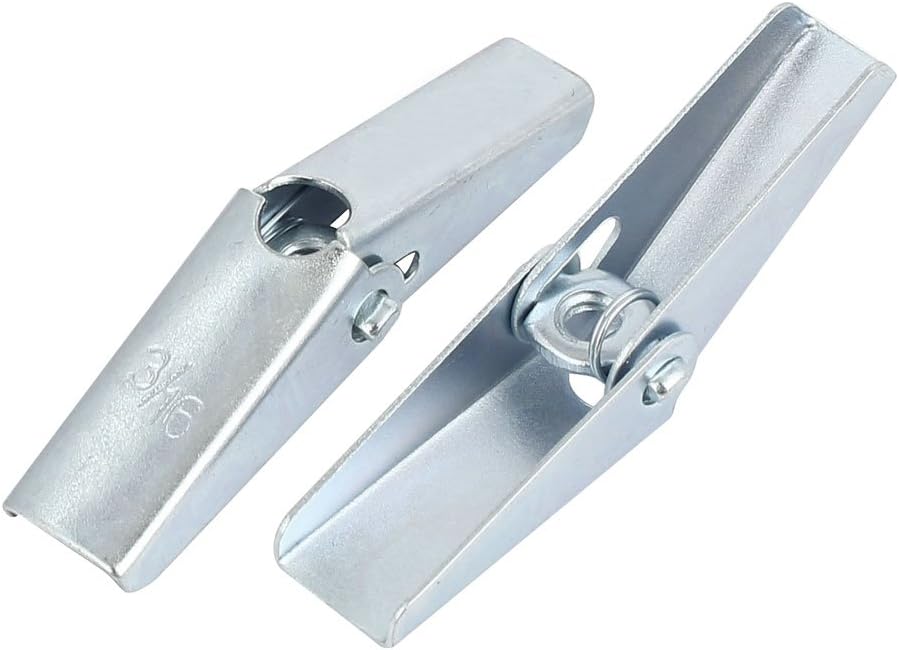 3/16-inch Dia Fille Vis à Vis à ressort Câble Vide Ancre à Poussoir Vis d'Écrou Aile 50pcs