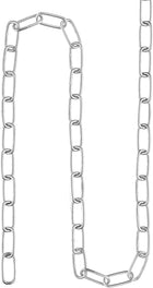 Proof Coil Chain 6 Meter 1.2mm Thick 17Lbs Load Capacity, Zinc Plated 304 Stainless Steel for Clothes Hanging Guardrail