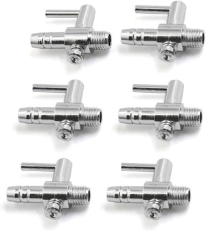 6Pcs Edelstahl Einwegluftventilverteiler für Aquariumpumpe