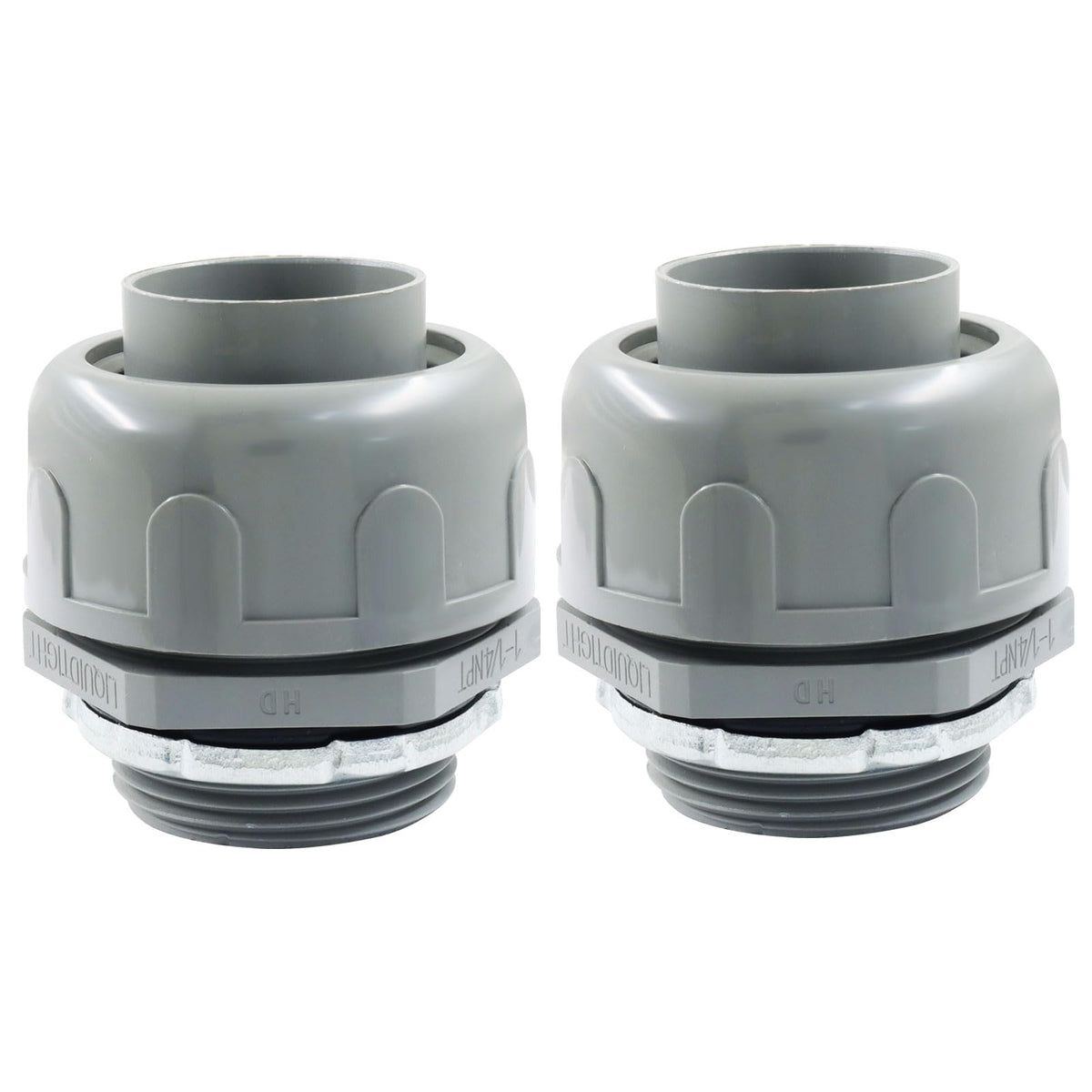 LinkMejor 2Pcs 1-1/4 Pulgada NPT Conector Aislado de Líquido