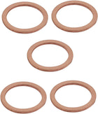 5pcs 22mmx28mmx1.5mm Copper Flat Ring Sealing Crush Washer Gasket
