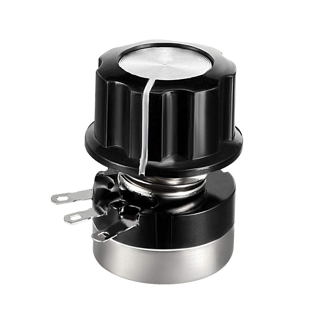 RV24YN20S B203 20K Ohm Variable Resistors Single Turn Rotary Carbon Film Potentiometer W Knob