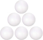 LinkMejor 6Pcs 3" White Polystyrene Foam Balls Smooth Round Solid Ball for Crafts, Art, DIY, Household, Party Decorations