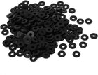 Nylon Flat Washers M3 8mm OD 3mm ID 1mm Thickness for Faucet Pipe Water Hose, Pack of 400