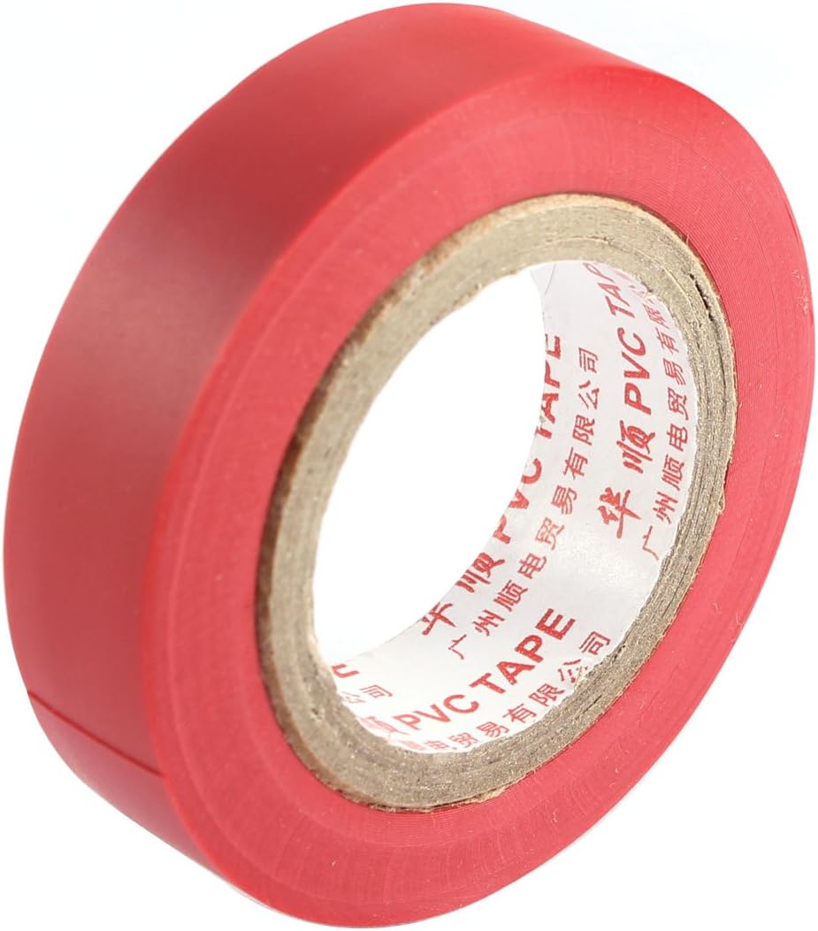 PVC Self Adhesive Insulated Electrical Tape Roll 14mm x 7M Red