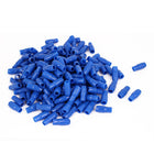 PVC Wire Cable Cord Terminal End Insulating Sleeves with 500 Piece, 16 mm, Blue