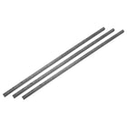 3Pcs Square Steel Bar Stock, 9/32"x9/32"x12"(7mmx7mmx305mm) A36 Square Steel Rod Bars Precision Key Stock for Keyways Structural Support Industrial Machinery DIY Craft