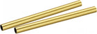 Brass Round Tube 7.5mm OD 0.5mm Wall Thickness 100mm Length Pipe Tubing 2 Pcs