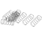 Compression Spring,304 Stainless Steel,14mm OD,0.8mm Wire Size,35mm Free Length,Silver Tone,10Pcs