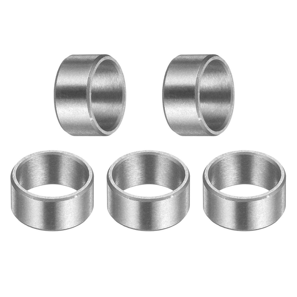 5Pcs Sleeve Bearings 5x7x3mm(IDxODxL) 52100 Steel Oilless Bushing, Plain Bearing Reducer Spacer,(Material: AISI/SAE 52100/ISO 100Cr6)