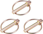 Linch Pin with Ring - 7.5mm x 45mm 41mm ID Trailer Pins Assortment Kit for Boat Kayak Canoe Trailer Tractor Trolley 3Pcs