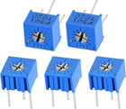 3362 Trimmer Potentiometer 500R Ohm Top Adjustment Horizontal Variable Resistors 5Pcs