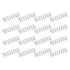 50Pcs 304 Stainless Steel Compression Springs, 0.3mm x 4mm x 15mm Small & Tiny Pen Spring for Home Repair & DIY, Workshop & Industrial Use, (Silver Tone)