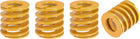 3D Printer Die Spring, 22mm OD 25mm Long 4pcs Spiral Stamping Light Load Compression Mould Die Springs for 3D Printer Electric Part, Yellow
