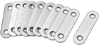 Repair Plate, 57mmx16mm, Flat Fixing Mending Corner Brace Bracket Connector, Pack of 10