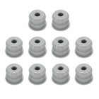 10pcs Hole Plug 5/16 Inch (7.6mm) Button Plugs Fit for 6.5-7mm Hole, Snap in Locking Hole Tube Plug Gel Tube Waterproof Plug Tube Plug, Grey