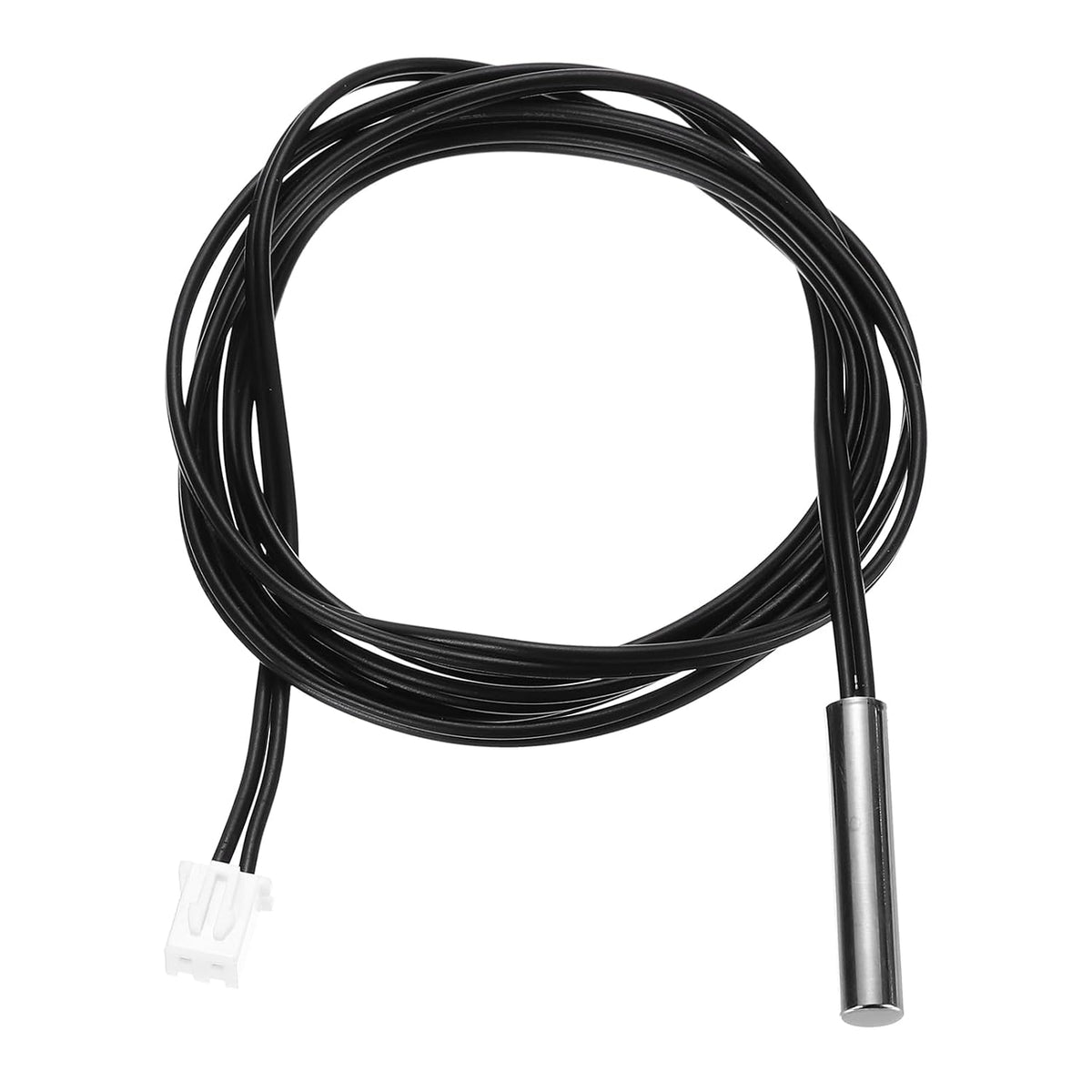 1 Pcs 50K NTC Thermal Sensor Probe, Stainless Steel Sensitive Temperature Sensor Probe 39.3 Inch Digital Thermometer Extension Cable Temp Sensor
