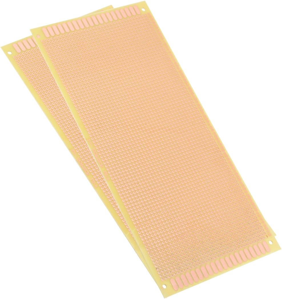 100x220mm Single Sided Universal Printed Circuit Board for DIY Soldering 2pcs
