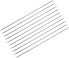 10Pcs Knitting Needle 3.0mm Diameter 7.87 Inches Length Stainless Steel Double Pointed Sweater Stitching Needles for Handmade Projects DIY Knitting