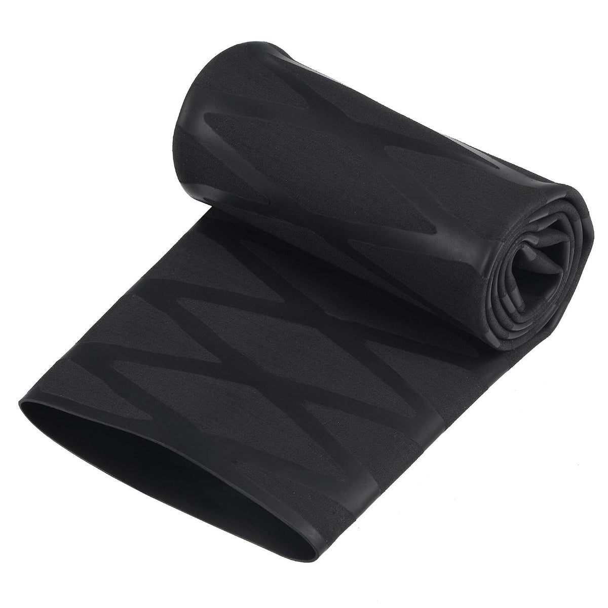 Heat Shrink Wrap Tubing for Fishing Rod Grips Handle, 50mm Dia 77mm Flat 1.6ft 2:1 Rate, Black