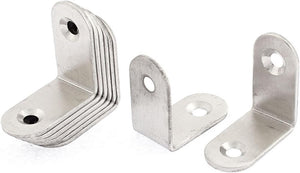 30mm x 30mm x 15mm Corner Braces L Shaped Right Angle Brackets 2mm Thick 8PCS