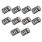 Compression Spring - 1.2mm Wire Dia, 12mm OD, 15mm Free Length Spring Steel,Black,10Pcs