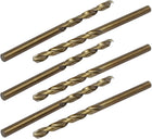 4.3mm Drilling Dia HSS Cobalt Metric Spiral Twist Drill Bit Rotary Tool 6pcs