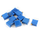 a14052600ux0972 10 Piece 100 Ohm 3296W 3 Pins Trim Pot Trimmer Potentiometer, 3296W-101