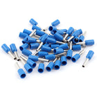Wire Copper Insulated Ferrule Pin Cord End Terminals AWG16, 50 Piece, Blue