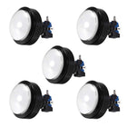 Game Push Button 62mm Round 12V LED Illuminated Push Button Switch with Micro Switch for Arcade Video Games White 5pcs