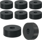 10Pcs Thick Rubber Spacer, 1-1/2 Inch OD x 3/8 Inch ID x 9/16 Inch Thickness Round Rubber Bushings Anti Vibration Flat Spacer Washers for Home Industrial Machinery