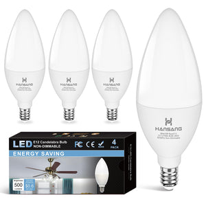 リンクメホール E12 カンドラブラ LED ランプ 60W相当 2700K ウォームホワイト
