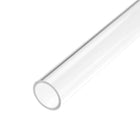 Clear Rigid Acrylic Pipe 21mm(13/16") ID x 25mm(1") OD x 0.5m(20") Round Tube Tubing