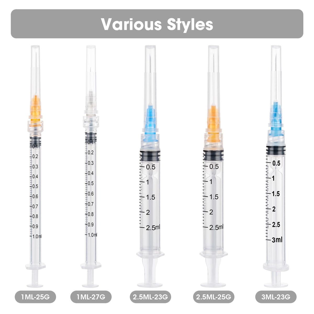 Seringi 1ml/cc 27Ga x 1/2’’ (13mm), 100/cutie