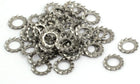 6mm Inner Dia 304 Stainless Steel External Serrated Lock Washers Gasket 50pcs