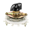 1P7T 1 Pole 7 Position 1 Deck Band Channel Rotary Switch Selector with Plastic Knob