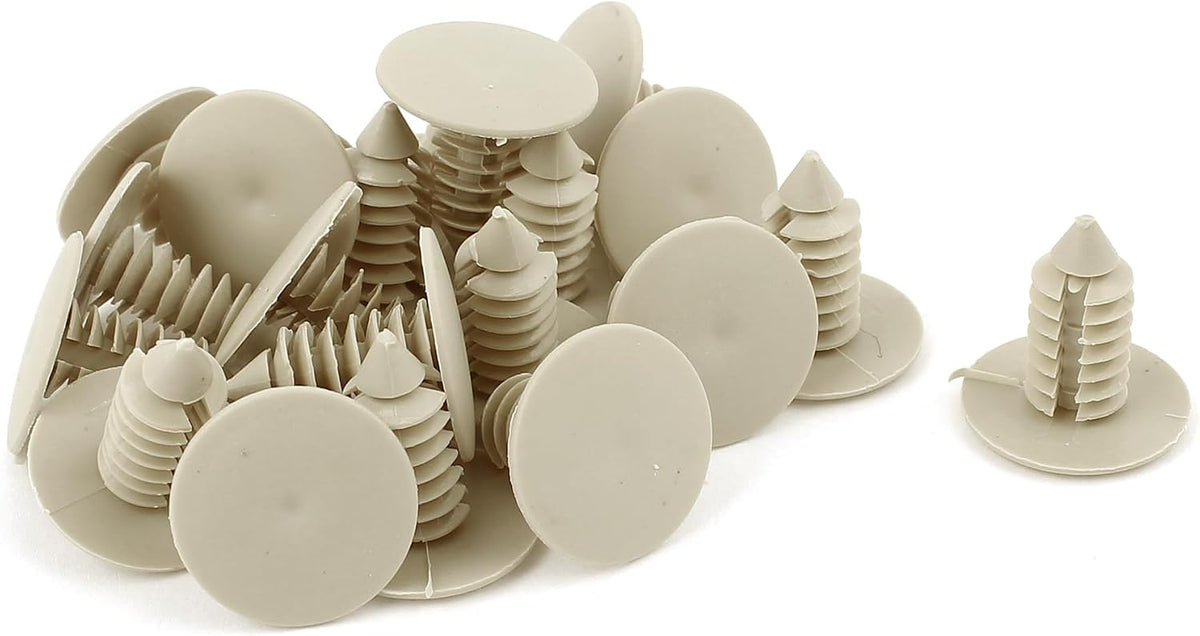 Parafanghi in Plastica Beige per Auto Viti 20 Pz