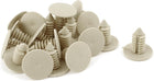 Parafanghi in Plastica Beige per Auto Viti 20 Pz