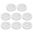 8Pcs Rubber Grommets 1-3/16" (30mm) Drill Hole, 1" (25mm) ID Double Sided Hole Plugs Ring Gasket for Firewall Cable Wire Protecting, White